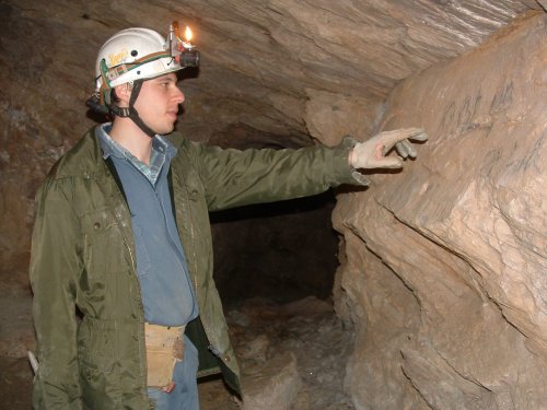 Prospecting in ancient mine